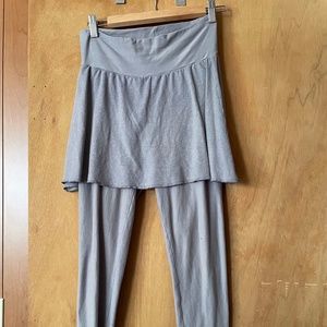 Gaia Conceptions skirted leggings, 100% cotton, naturally dyed, handmade, Med